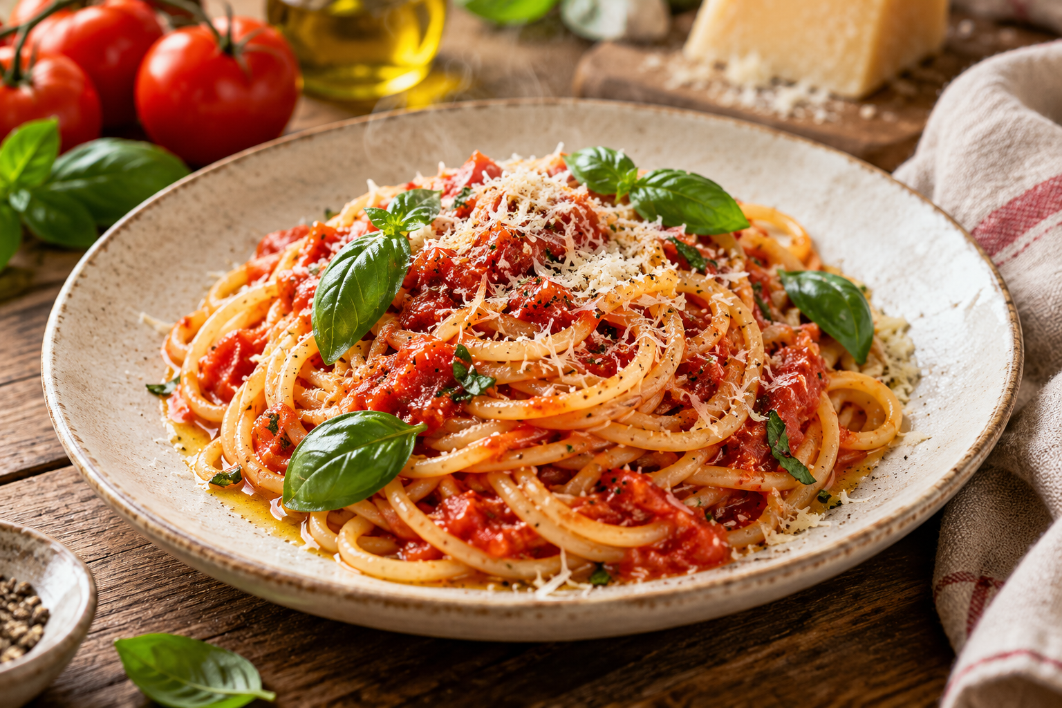 Makaron i food video